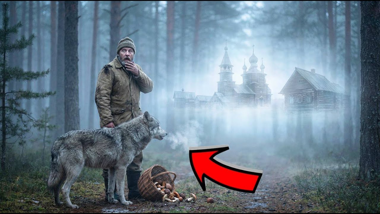 Грибник и его ВОЛК  нашли деревню, которой НЕ СУЩЕСТВУЕТ. То, что произошло потом - НЕВЕРОЯТНО!