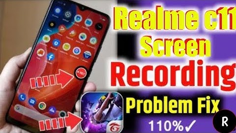 Realme c11 screen recording problem || realme c11 screen recording problem solved