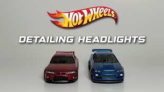 HOW TO DETAIL HOTWHEELS HEADLIGHTS (DIY)