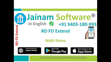 💼 Saving Account Usage in Jainam Software | Transfer Funds Between Loan, FD & RD Accounts