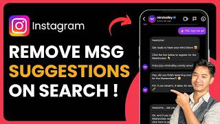 How to Remove Message Suggestions on Instagram Search ! @AppUltra