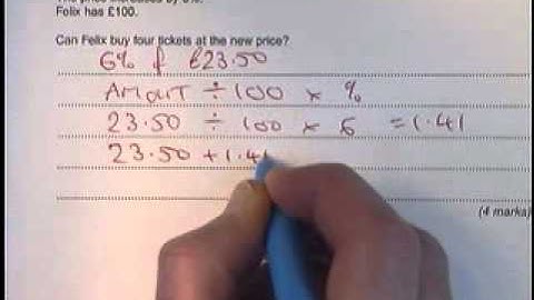 Q7 Unit1 Foundation June2011 AQA Maths GCSE.wmv
