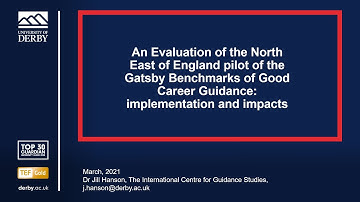 EVALUATION OF THE GATSBY BENCHMARKS