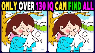 【Find the difference】Only Over 130 IQ Can Find All! / Fun Challenge【Spot the difference】528