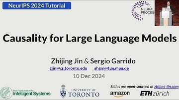 [NeurIPS 2024 Tutorial] Causality for Large Language Models