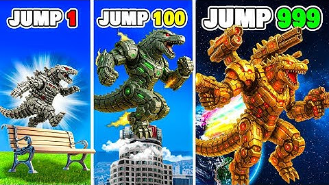 MECHAGODZILLA Upgrades with EVERY Jump