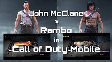 John McClane and Rambo in Call of Duty Mobile - Guns Blazing