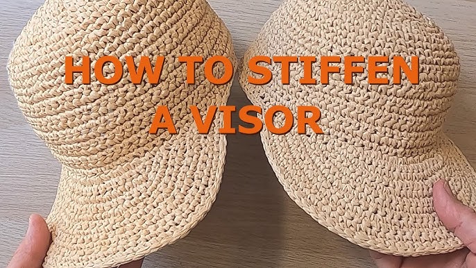 Diy Raffia Baseball Cap Visor Stiffening 2024