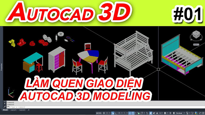 Tự Học AutoCAD 3D: Khám Phá Không Gian Ba Chiều Trong Thiết Kế Đồ Họa