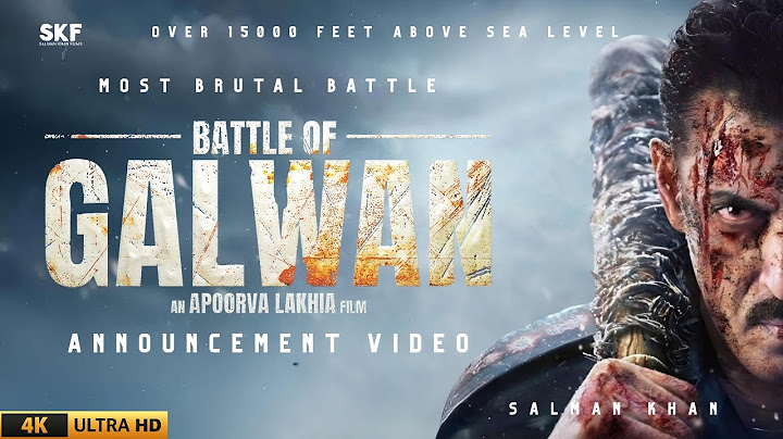 Battle Of Galwan Announcement Video: Salman Khan New Movie Based On True Events Next Level🔥