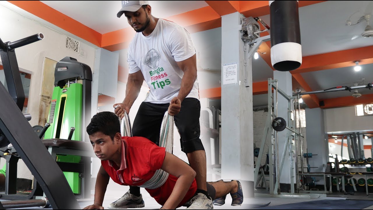 first-day-at-gym-beginner-workout-chest-triceps-bangla-fitness