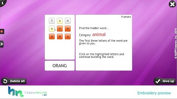 Embroidery Exercise | Cognitive Therapy Exercises | HappyNeuron Pro