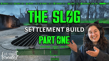 The Slog - PART ONE - a cozy fallout 4 settlement build! (no mods)