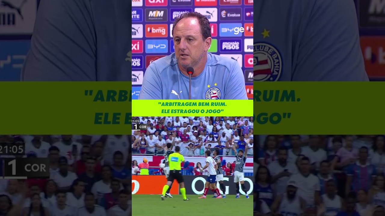 ROGÉRIO CENI DISCORDA DE GOL ANULADO | #shorts | ge.globo