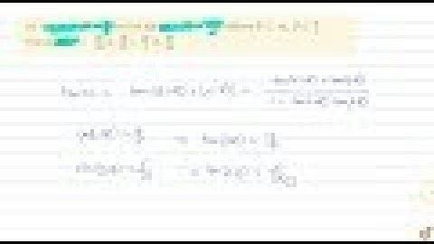 JEE MAINS 2018 Let `cos(alpha+beta)=4/5` and let `sin(alpha-beta)=5/(13),w h e r e0lt=alpha,beta...