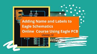 How to add names to PCB Design using Eagle