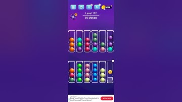 Ball Sort Level 172   Puzzle Color Sort Tatem Games Inc. All levels, #ballsortpuzzle