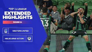 Western United Fc V Melbourne Victory - Extended Highlights Isuzu Ute A-League 2023-24 Round 21