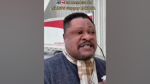 UN MEMBRE DE UDPS GUYGUY LUKUSA AFINGI PRESIDENT FELIX