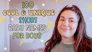 COOL & UNIQUE Short Baby Names For Boys | Trendy Baby Name List For Boys!