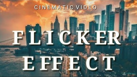 Cinematic Video Flicker Effect on kinemaster/kinemaster Tutorial