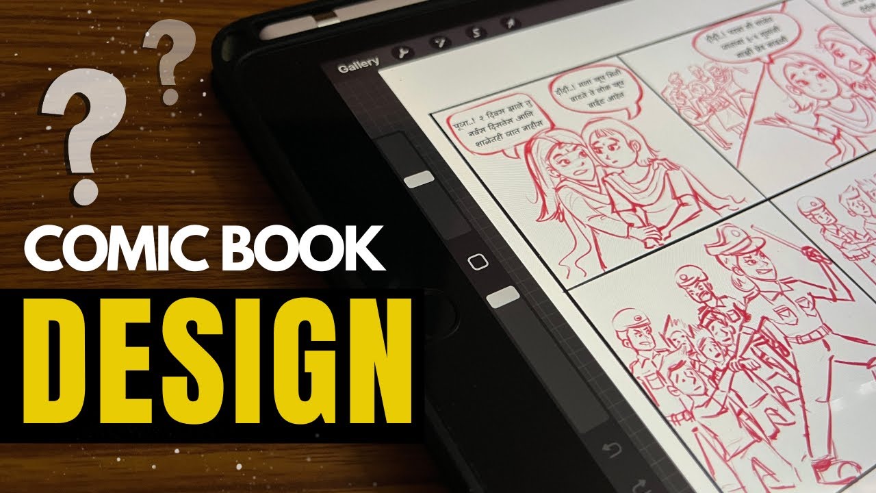 Comic Designing Comic book design कैसे करे | comic book design Hindi tutorial ...