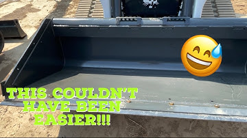 Replacing Cutting Edge On Skid Loader Bucket