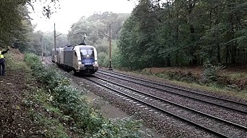 HD Video Locomotives-Train Lokzug Lokkentrein Taurus WLB cargo+E185 Railpool/Rurtalbahn