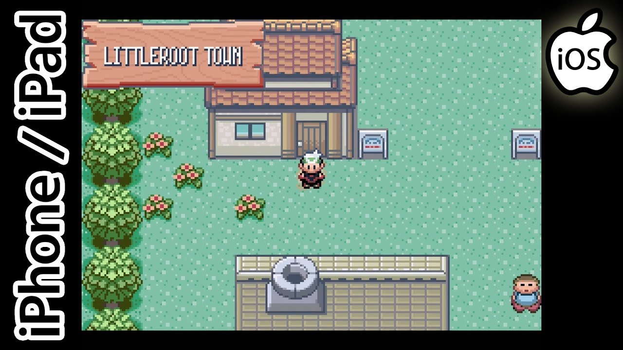 Pokemon Emerald | RetroArch Emulator | iPhone iPad / iOS [1080p] | Nintendo GameBoy Advance (GBA) - YouTube