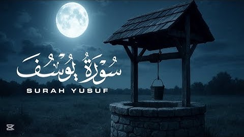 سورة يوسف بصوت هادئ وجميل يريح قلبك 🤍 صوته عالم ثاني 😴🎧