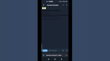 hamster Kombat webpage not available problem