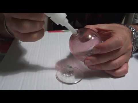 How to fix bond broken wineglass after you drink too much