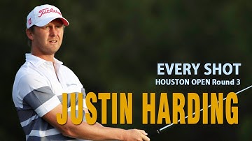 Justin Harding Every Shot at 2020 Vivint Houston Open Round 3