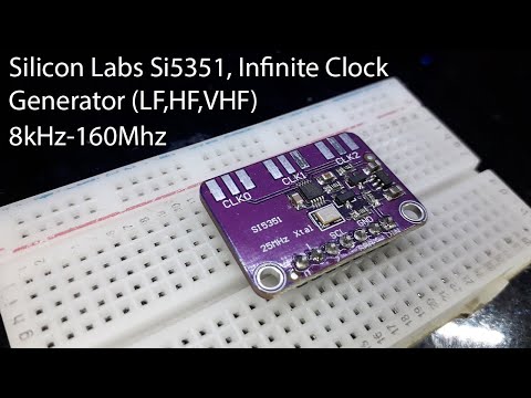 Silicon Labs Si5351, Infinite Frequency Generator (LF,HF,VHF)