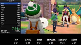 Pokemon Shield Any% (Arcadrill) in 4:07:43 (Current PB)