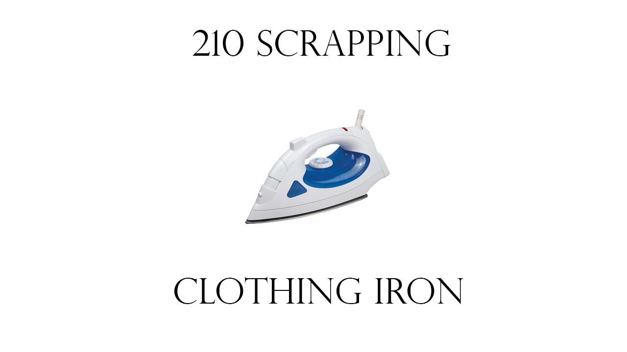 How to scrap a Clothing Iron for copper and cast aluminum! YouTube