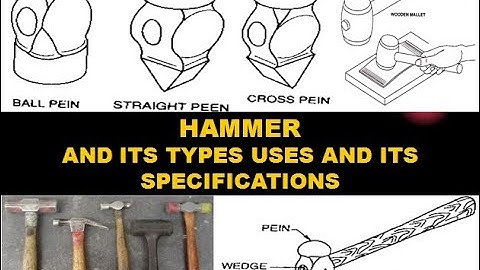 HAMMER AND ITS TYPES USES AND ITS SPECIFICATIONS (CLASS 29) FITTER FIRST YEAR WEEK NO 2