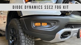 Diode Dynamics Stage Series Pocket Fog Kit (lots of detail)  Ram Rebel #diodedynamics