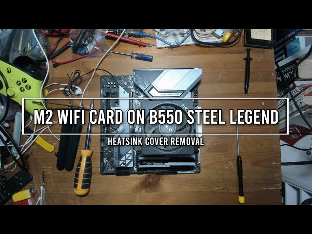 Installing M.2 Wifi Card on ASRock B550M Steel Legend - YouTube
