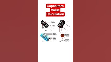 Different types of codes for  capacitance calculation #electronicseducation #electronics #capacitor