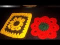 How to crochet a flower granny square yarn flower nila crochet