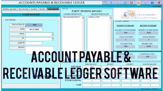 ACCOUNTS PAYABLE &amp; RECEIVABLE LEDGER in hindi.. easy, fast and useful
