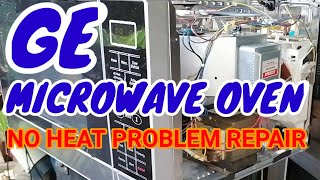 GE MICROWAVE OVEN  NO HEAT PROBLEM REPAIR