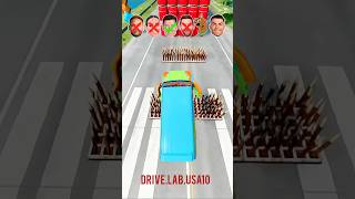 Drive Lab USA: Extreme Car Stunts Gone Wrong! Insane Speed Challenge😱 #ronaldo #gaming #shorts