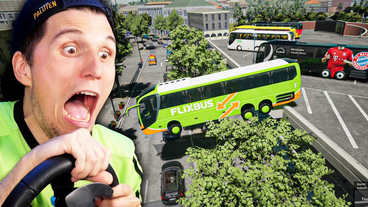 Flixbus FÄLLT von Parkhaus-Dach | Fernbus Simulator