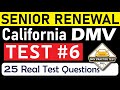 California dmv written test 2024  dmv senior written test  california dmv permit test for seniors