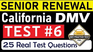 CALIFORNIA DMV WRITTEN TEST 2024 | DMV Senior Written Test | California DMV Permit Test for Seniors