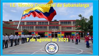 Programa del 7 de agosto de 2021- I.E. Técnico Comercial de Sabanalarga.