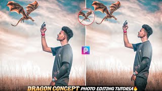 Dragon Concept Photo Editing Tutorial in Picsart Picsart Dragon Photo Editing 2022 - SD DEEP EDIT screenshot 5