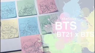 -BTS- BT21 x BTS //speedpaint//